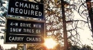 Snow Chains Required